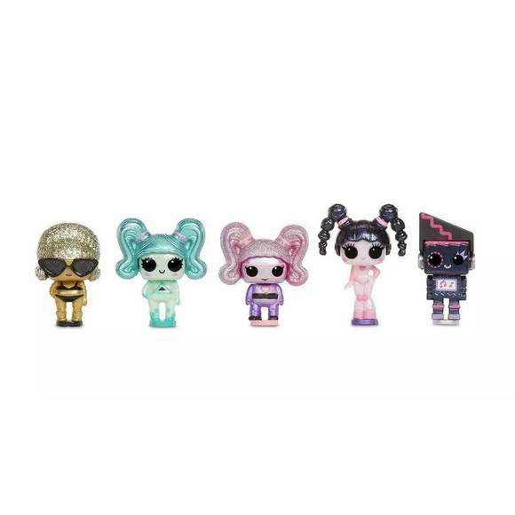 LOL Surprise Tiny Toys Series 1 - 5pk Cube Blind Box Robots Build Glamper New - Picture 11 of 11
